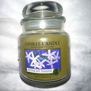 Yankee Candle Midnight Jasmine Candle New Unused Rare Limited 14.5oz